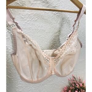 Elomi EL8900 Pink Matilda Underwire Plunge Side Support Bra Lingerie 32J US